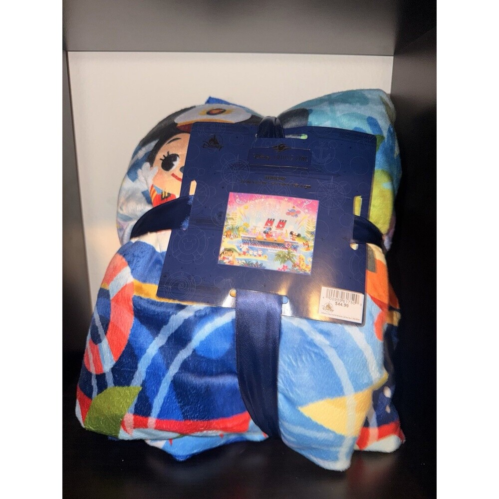 Disney Cruise Line Joey Chou Blanket 50in X 60 in Throw NWT!
